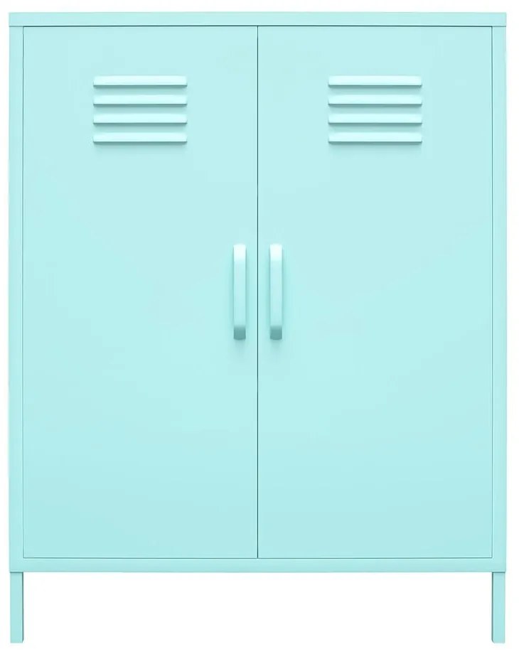 Dulap metalic albastru deschis 80x102 cm Cache - Novogratz