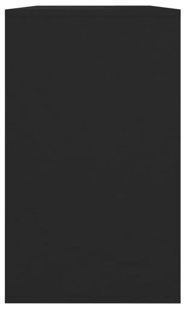 Servanta, negru, 120x41x75 cm, PAL 1, Negru