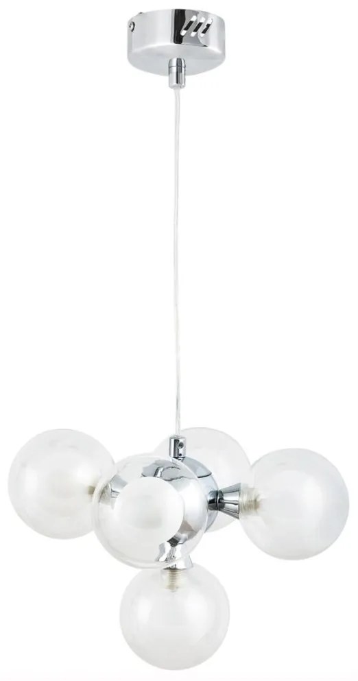 Lustra, Pendul design modern, finisaj crom, diametru 31,5cm, Briella 2623 RX