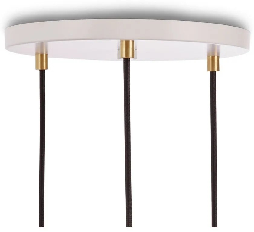 Lustră albă/în culoare naturală cu intensitate reglabilă ø 25 cm – tala