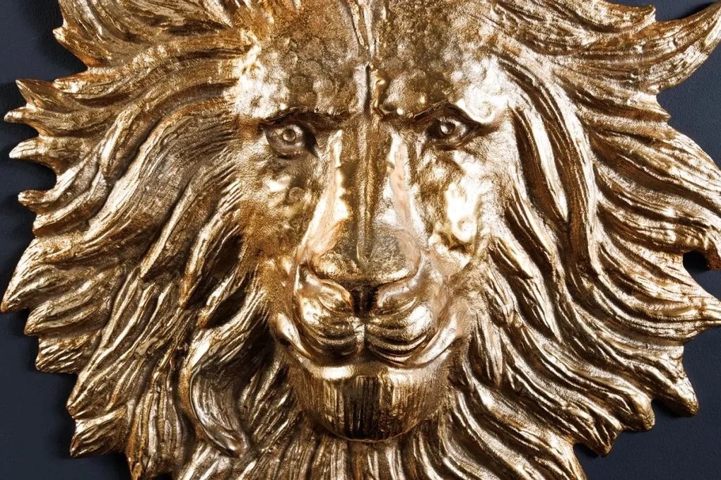 Decoratiune perete WILDLIFE LOWE 60cm auriu A-43953 VC