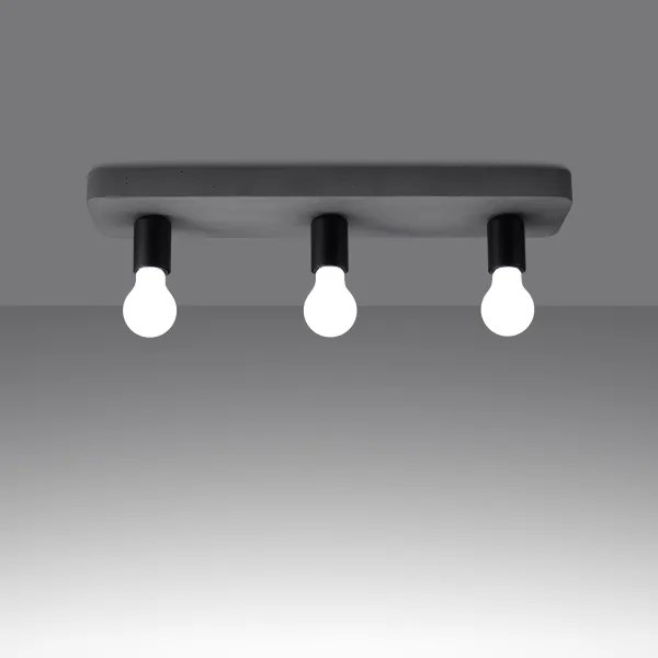 Spot Sollux SL.1158 TAVO 3xE27/15W/230V beton