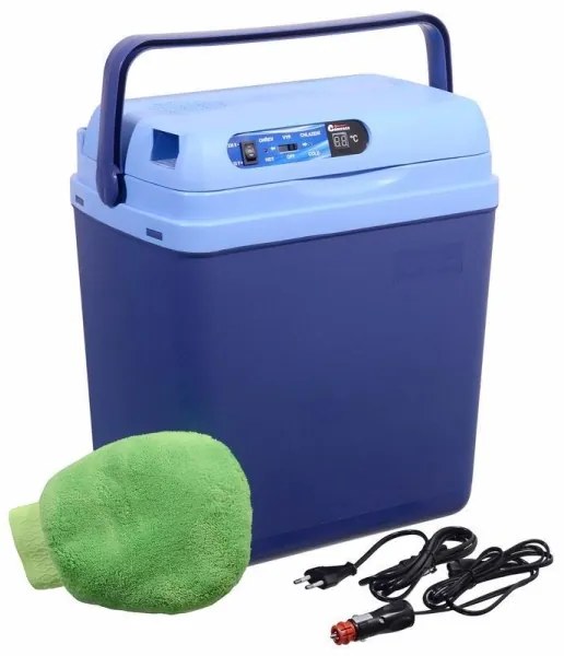 Cutie frigorifică portabilă cu afișaj, 48 W (230/12 V), 25 l, albastru