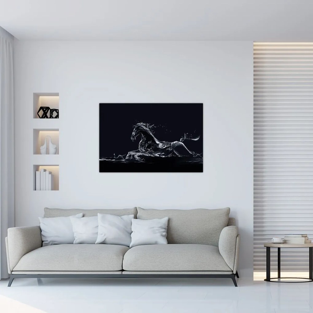 Tablou - Cal și apă (90x60 cm)