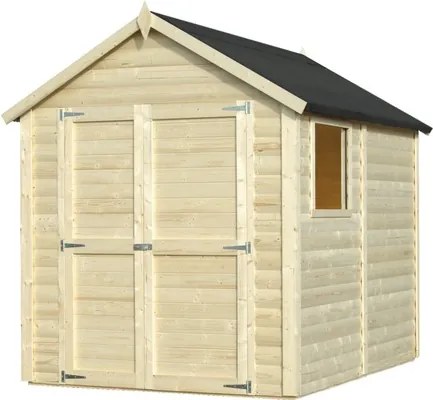Casuta de gradina Konsta Blockhaus, 181x239 cm, natur