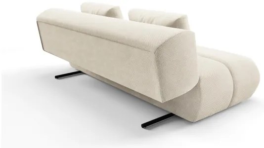 Canapea extensibilă FANO, crem, 3 locuri