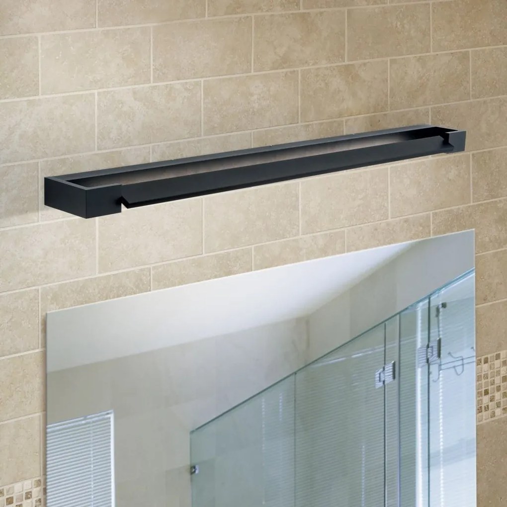 Aplica pentru oglinda baie reglabila IP44 MARILYN L-90cm negru