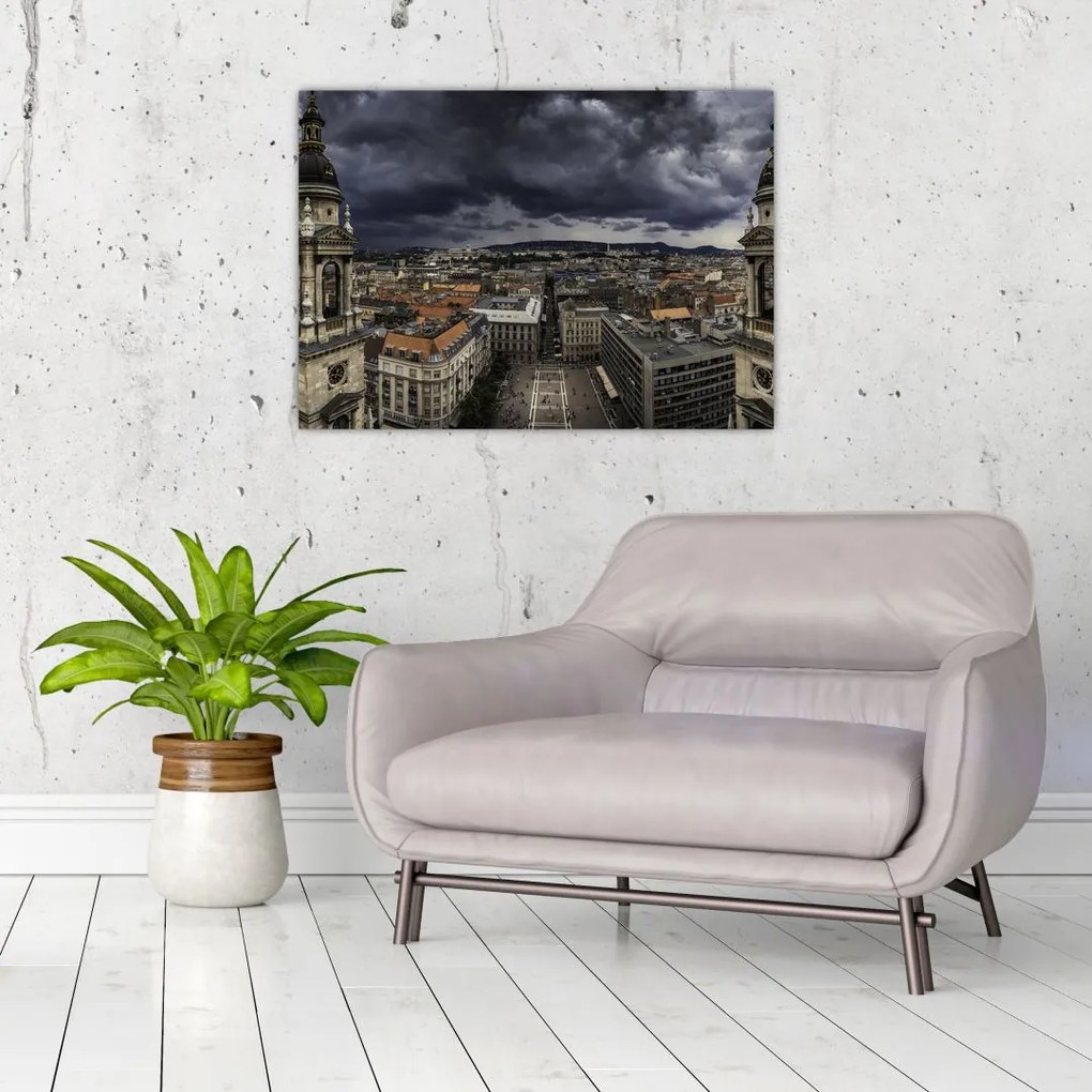 Tablou cu basilică (70x50 cm)