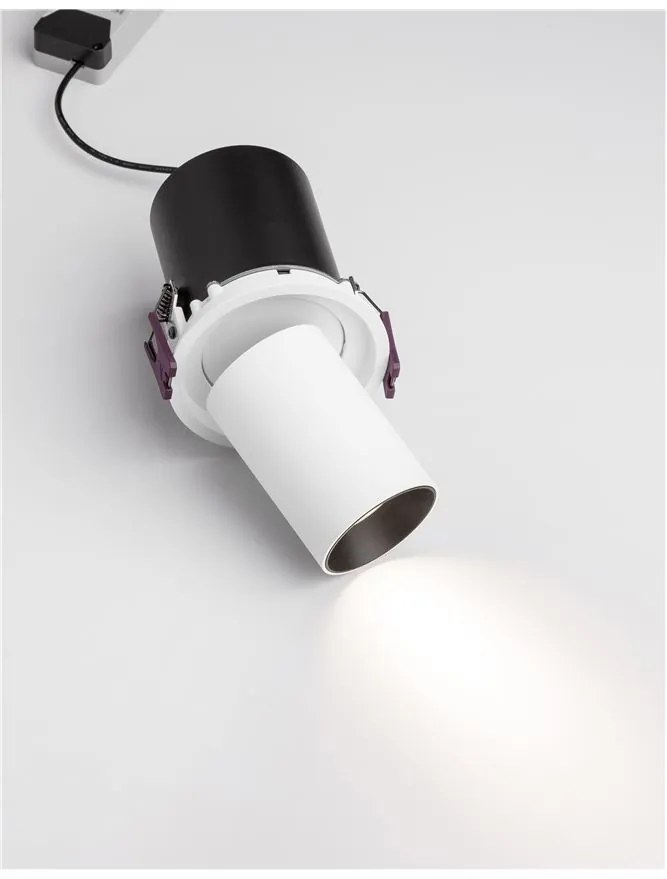 Spot LED incastrabil ajustabil design modern PIN alb