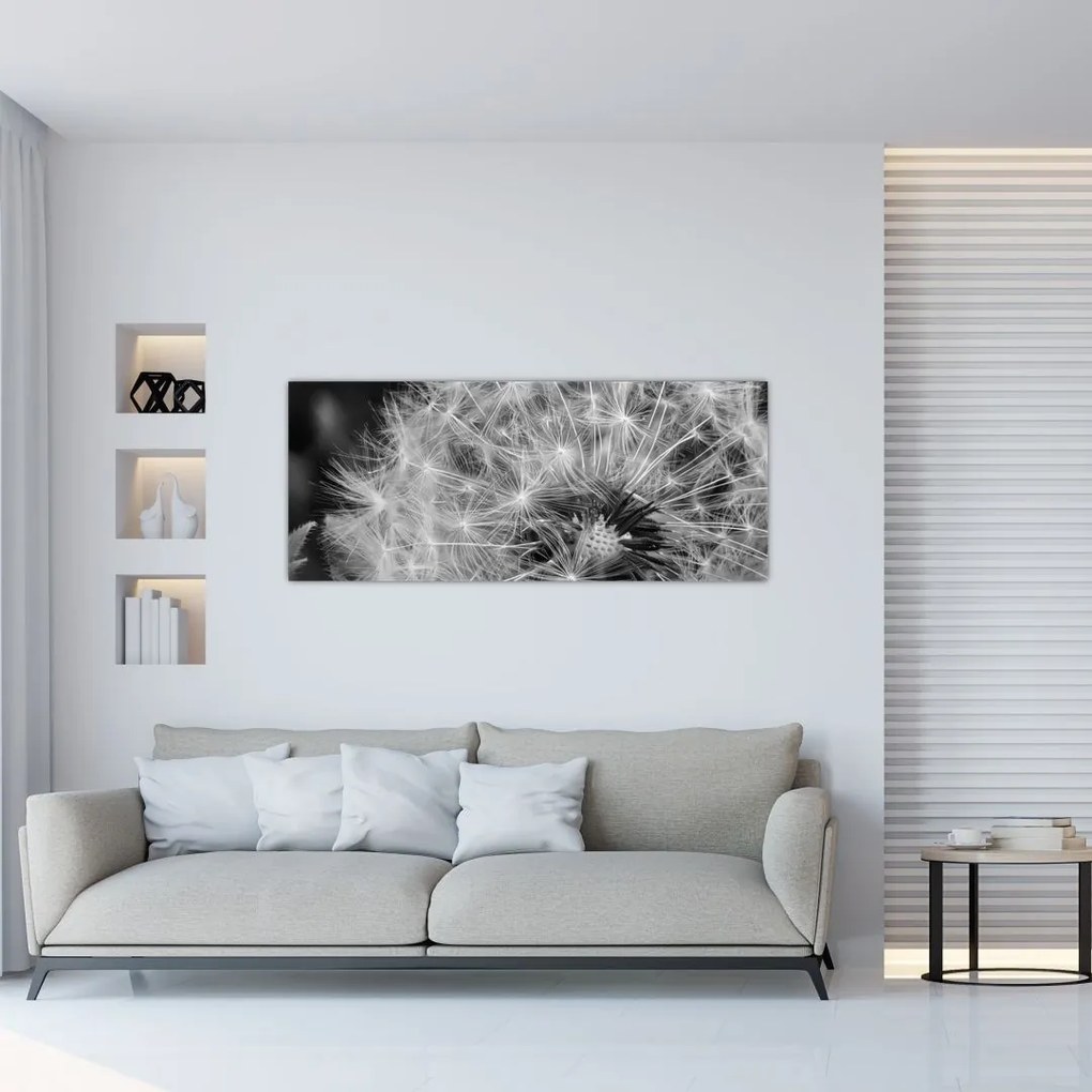 Tablou - mulțime de păpădii (120x50 cm)