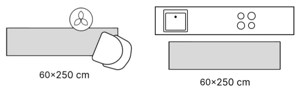 Covor tip traversă în culoare naturală 60x230 cm Medina – Flair Rugs