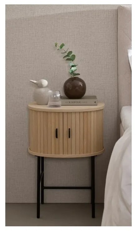 Noptieră în culoare naturală Nola – Unique Furniture