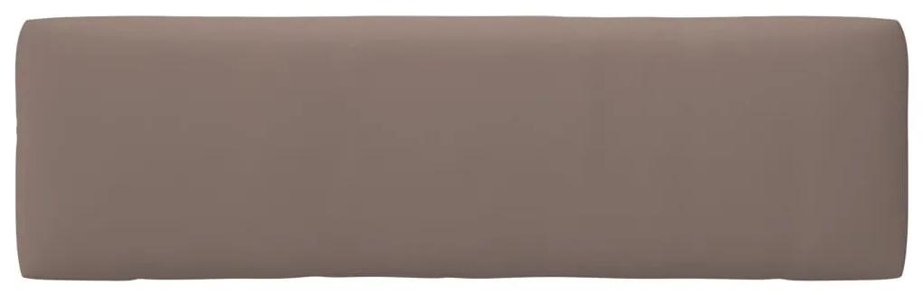 Canapea de mijloc din paleti de gradina, lemn pin gri tratat Gri taupe, canapea de mijloc, Gri, 1