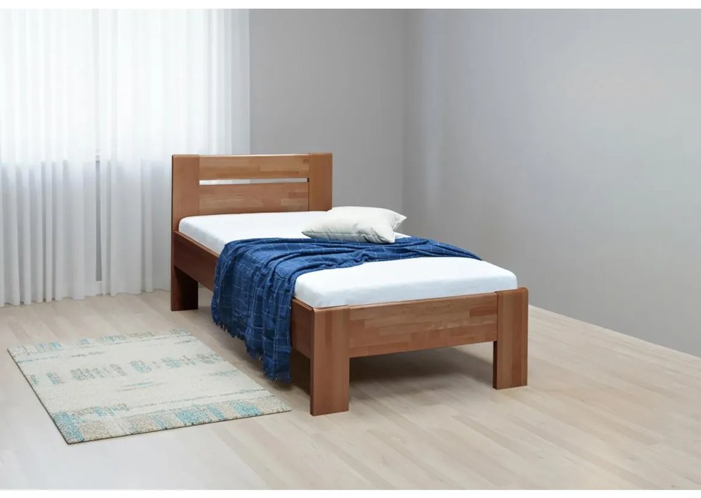 Pat pentru o persoană AMBER 90 x 200 cm prună