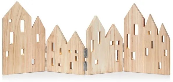 Decorațiune LED de Crăciun Markslöjd 705742 VIEW LED/0,9W/3V lemn