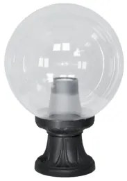 Mini stalp exterior 1 bec E27 IP55 Globe 96G250MF/BL