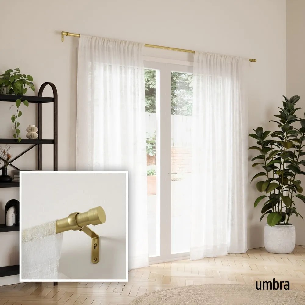 Galerie de perdea 168 - 305 cm extensibilă din oțel Cappa – Umbra