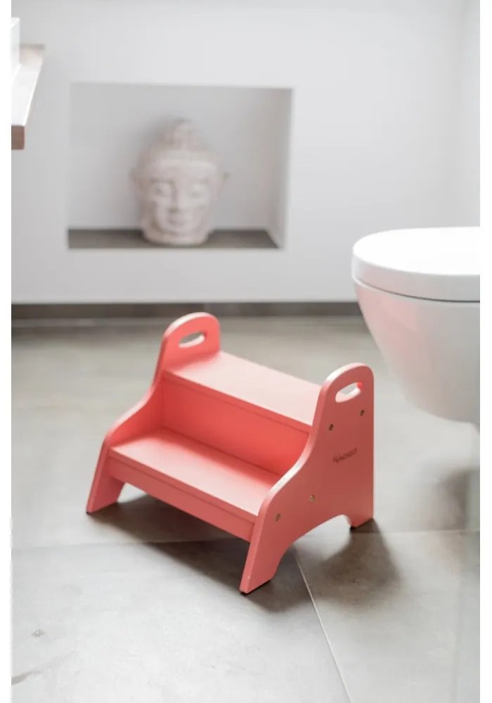 Treaptă înălțătoare roșu-deschis Dusky Pink – Kindsgut
