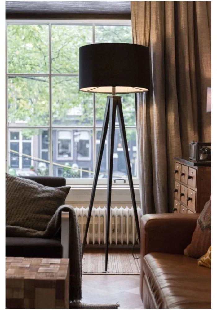 Lampadar Zuiver Tripod, negru