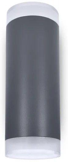 Aplică de exterior Brilagi MATERA 2xGU10/30W/230V antracit IP54