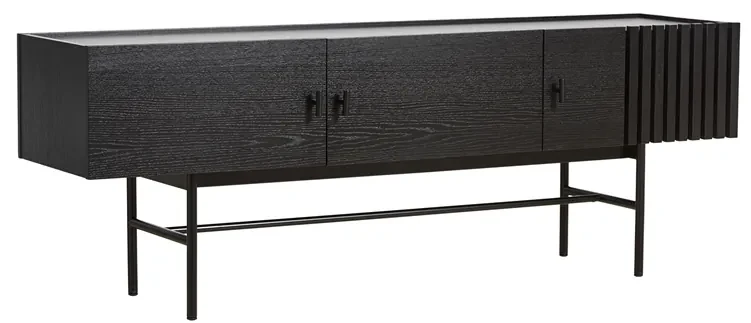 Comodă "Array", 150 x 53 cm, 2 variante - Woud Variantă: stejar, negru