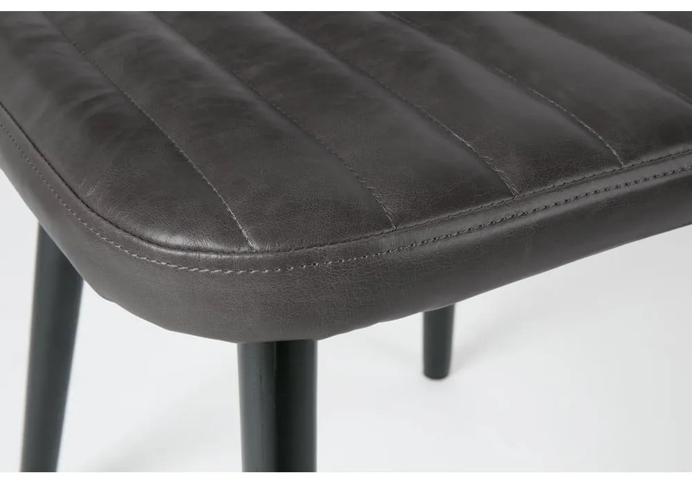 Scaun de dining negru Jake Worn – White Label