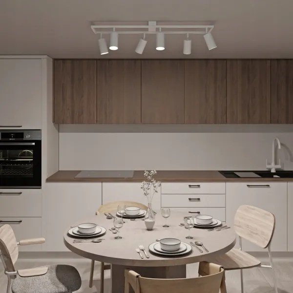 Plafonieră cu spoturi 6xGU10/30W/230V alb