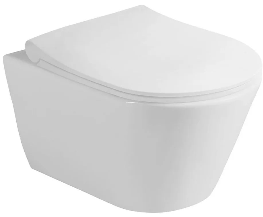 Sapho AVVA CLEANWASH - WC suspendat cu bideu, ceramică/albă