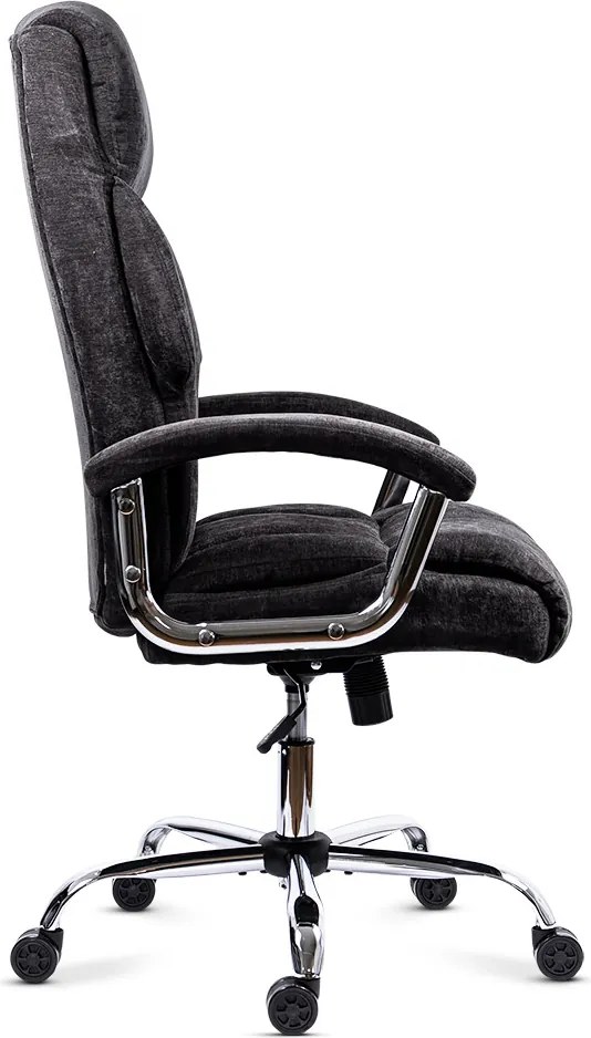 Scaun directorial din stofă cu arcuri OFF 709 negru