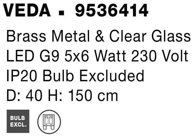 Lustra moderna cu 5 pendule design minimalist VEDA