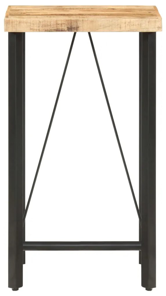 286610 vidaXL Masă de bar, 60 x 60 x 107 cm, lemn de mango nefinisat