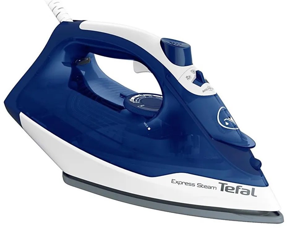 Fier de călcat cu aburi Tefal EXPRESS STEAM 2400W/230V albastru
