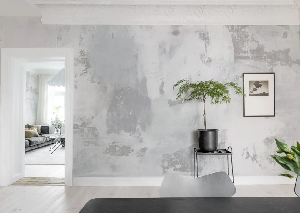 Fototapet, Big Strokes, Grey, Rebel Walls