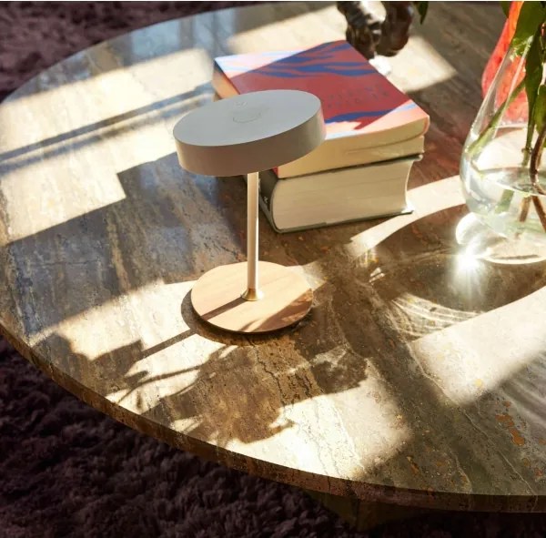 Halo Design 745760- Lampă LED reîncărcabilă reglabilă ON THE MOVE LED/2,5W/4000 mAh alb/lemn