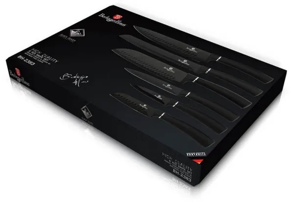 Set de cutite 6 piese Royal Black Berlinger Haus BH 2383