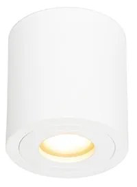 Spot de tavan rotund modern alb IP44 - Capa