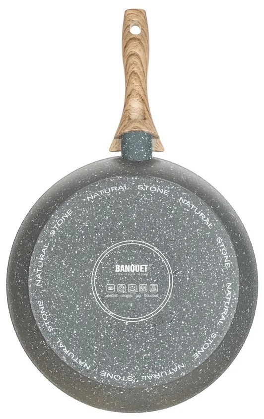 Banquet WOK Tigaie Natural Stone, 28 x 7,8 cm