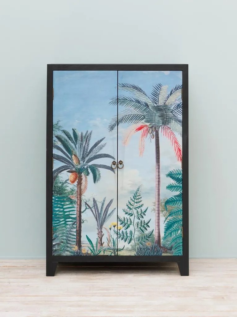 Dulap din lemn de pin, model tropical, cu 2 usi, Calypso