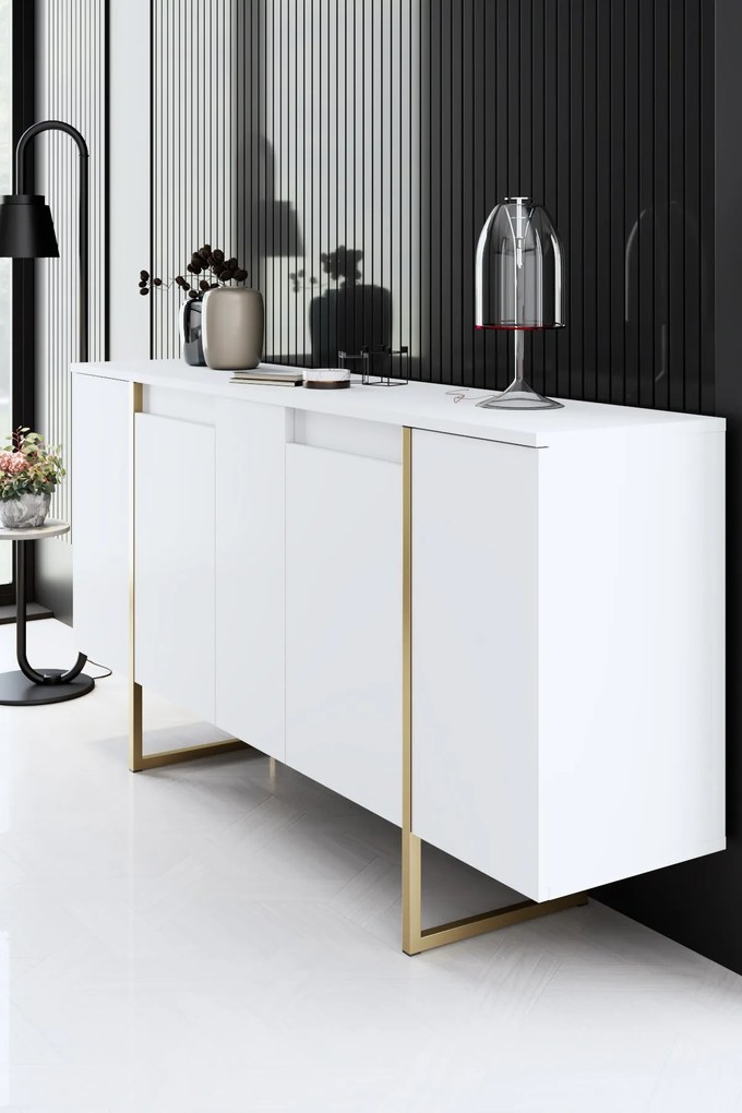 Dulap Luna (Alb + Auriu). 1073571