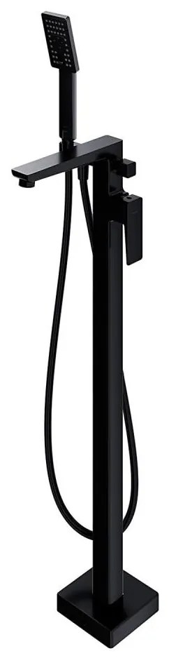 OMNIRES PM7433BL - Set cadă independentă cu baterie PARMA negru mat