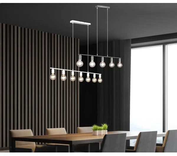 Lustră pe cablu VANNES 7xE27/40W/230V Reality