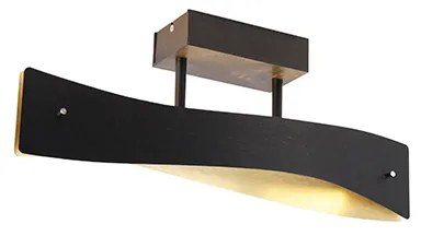 Lampă modernă de tavan neagră cu LED - Sjaak S