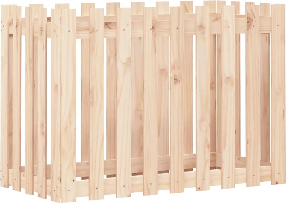 vidaXL Pat înălțat grădină design gard 100x50x70 cm lemn impregnat pin