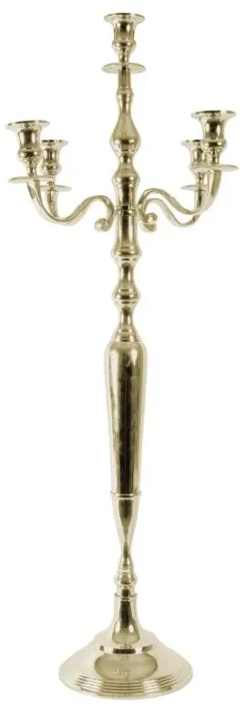 Sfesnic din aluminiu auriu 51 cm x 120 cm