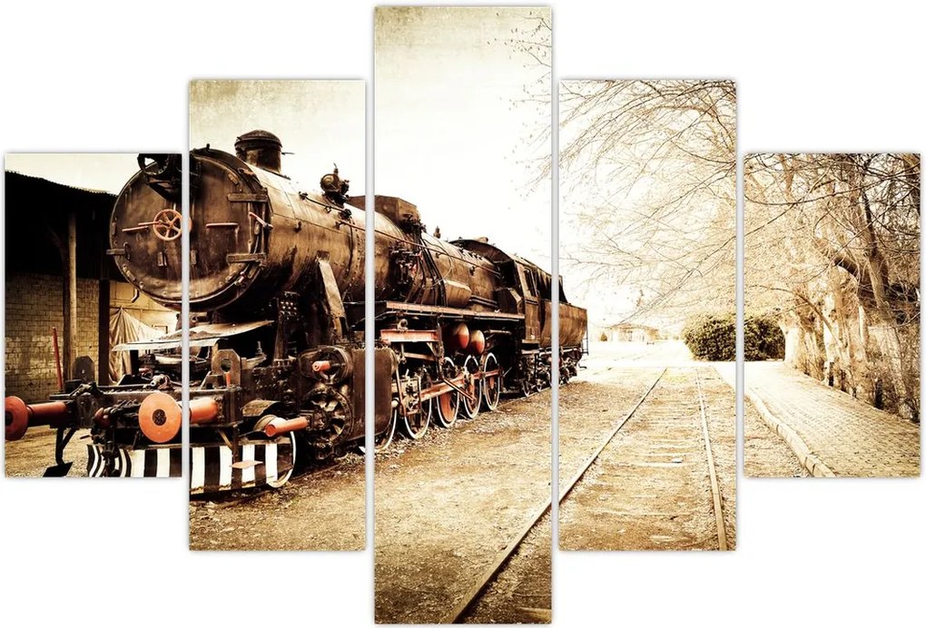 Tablou - Locomotiva istorică (150x105 cm)