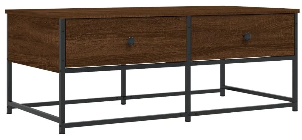 vidaXL Măsuță de cafea, stejar maro, 100x51x40 cm, lemn prelucrat