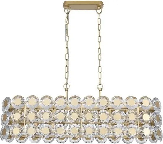 Lustra suspendata ovala design elegant Belle 8LT