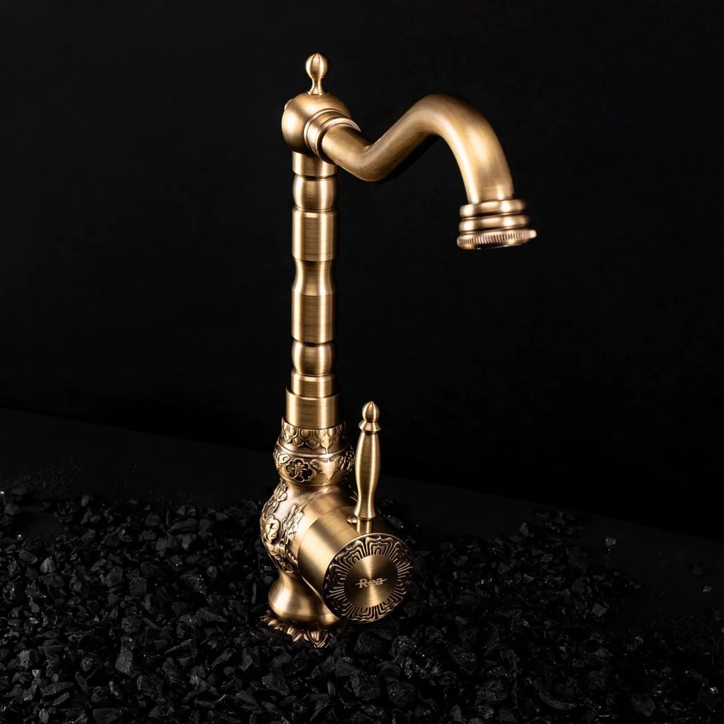 Baterie pentru baie / de bucătărie Rea VENICE antique bronze