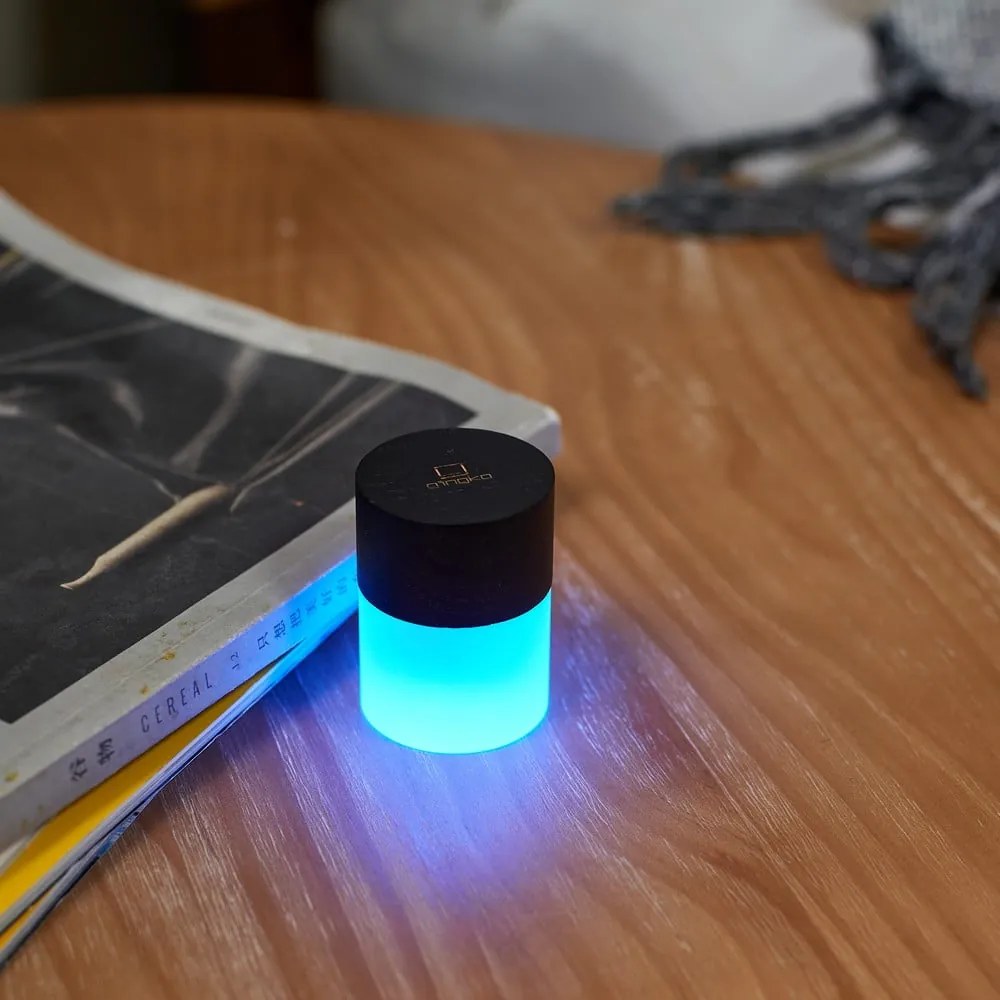 Decorațiune luminoasă neagră cu USB ø 4,5 cm Lemelia – Gingko