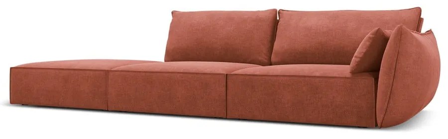 Șezlong roșu (cu colț pe partea dreaptă) Vanda – Mazzini Sofas